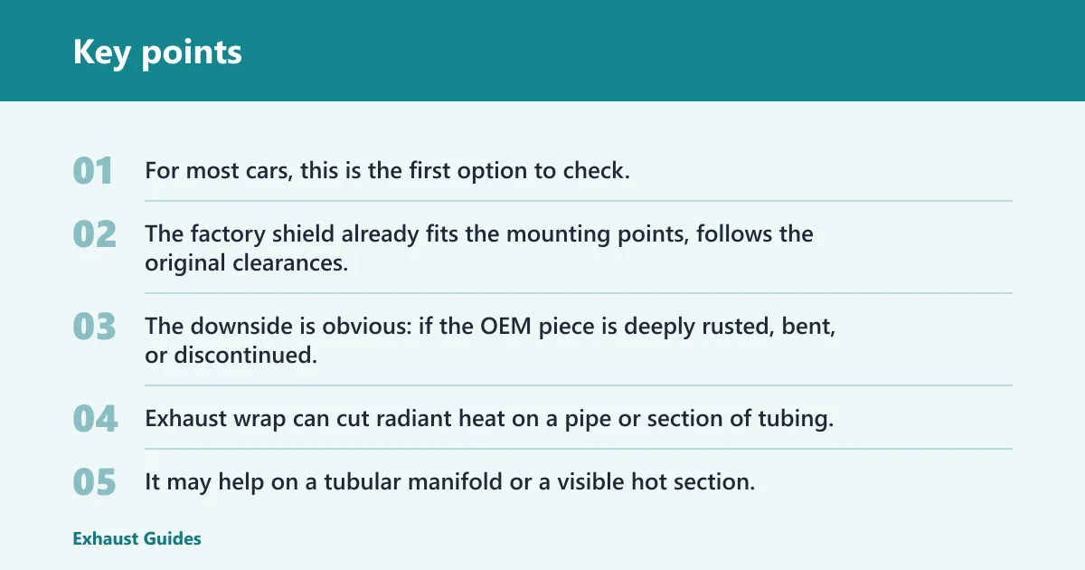 Key points: Alternatives