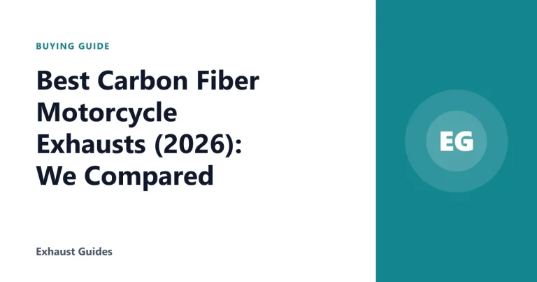 Best Carbon Fiber Motorcycle Exhausts (2026): We Compared