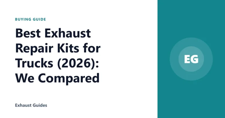 Best Exhaust Repair Kits for Trucks (2026): We Compared