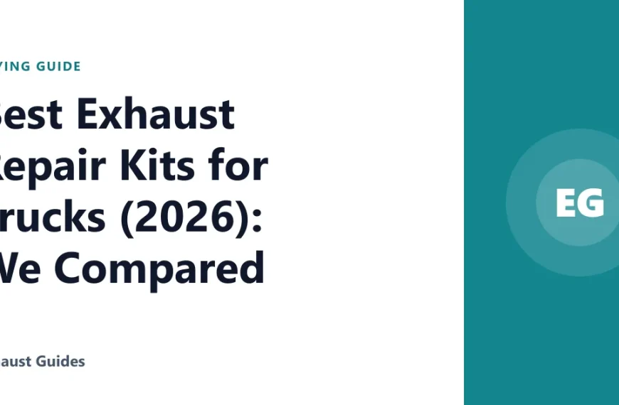Best Exhaust Repair Kits for Trucks (2026): We Compared