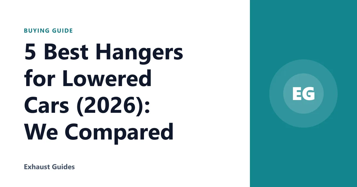 5 Best Hangers for Lowered Cars (2026): We Compared
