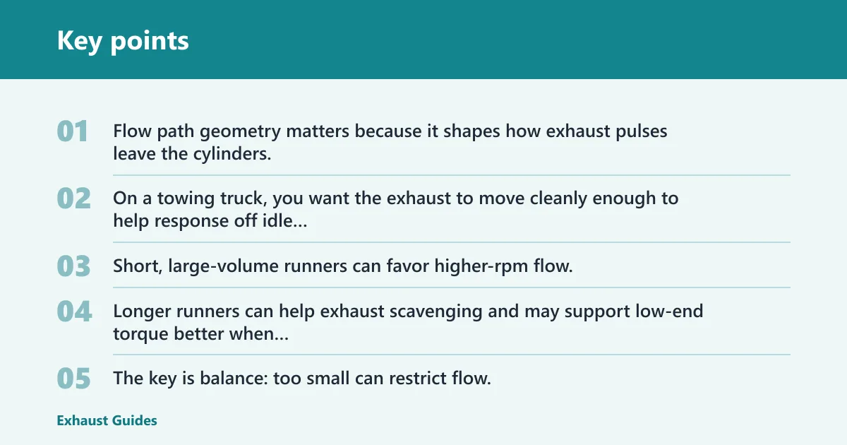 Key points: What makes a manifold good for towing?