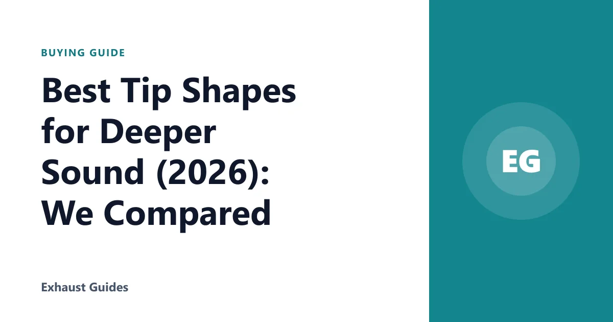 Best Tip Shapes for Deeper Sound (2026): We Compared