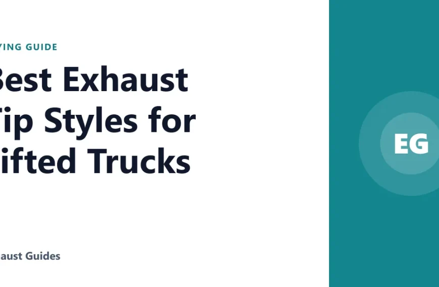 Best Exhaust Tip Styles for Lifted Trucks