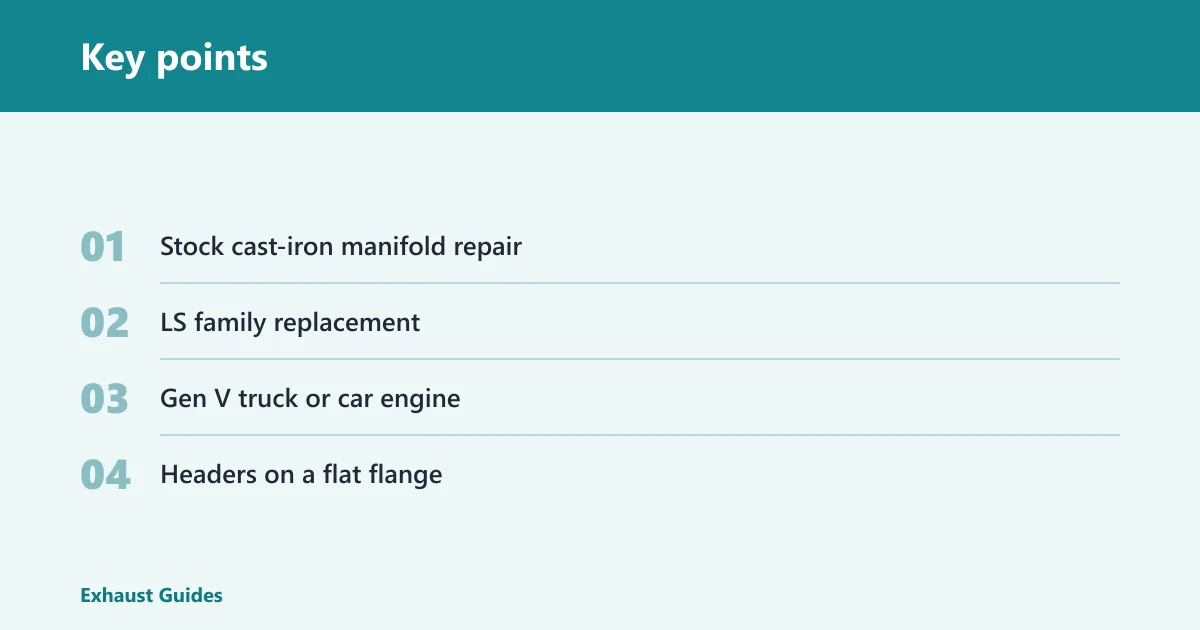 Key points: What is the best gasket for Chevy exhaust manifolds?