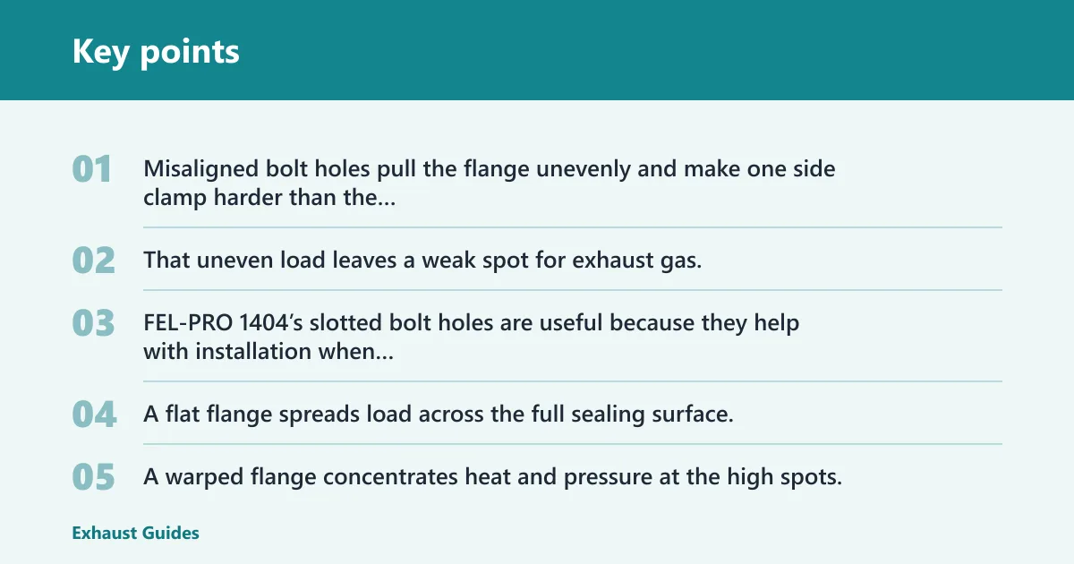 Key points: Does your flange need more than a gasket?