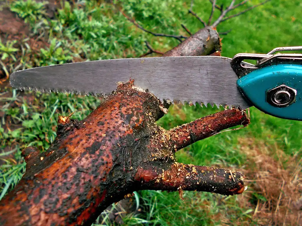 Hacksaw: manual fallback for confined spaces