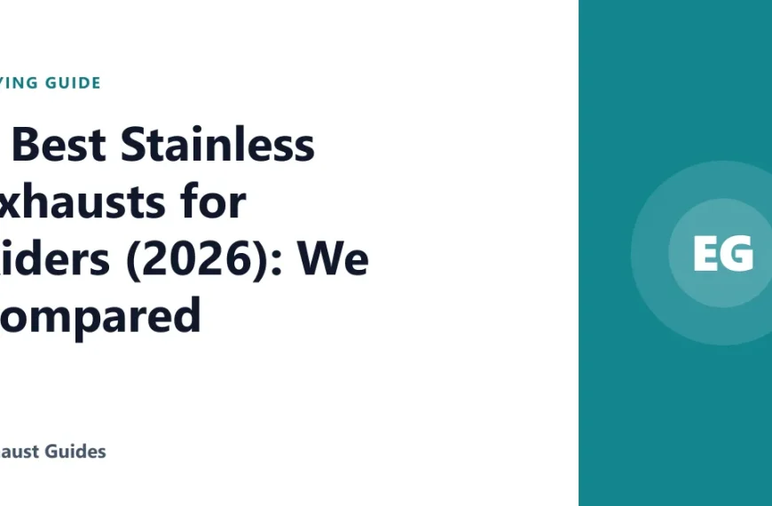 5 Best Stainless Exhausts for Riders (2026): We Compared