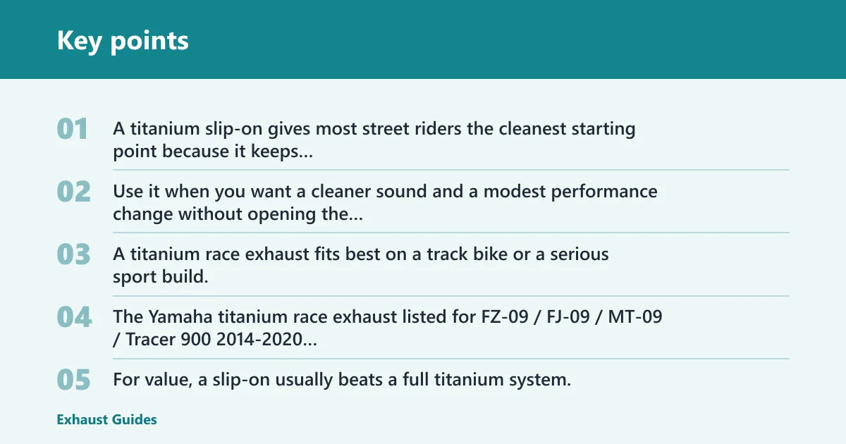 Key points: Quick picks