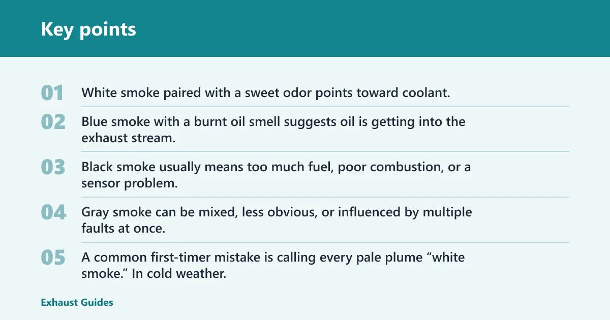 Key points: What details help a mechanic sort the cause?