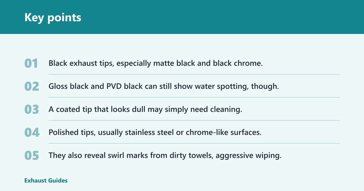 Key points: How each finish behaves after daily driving