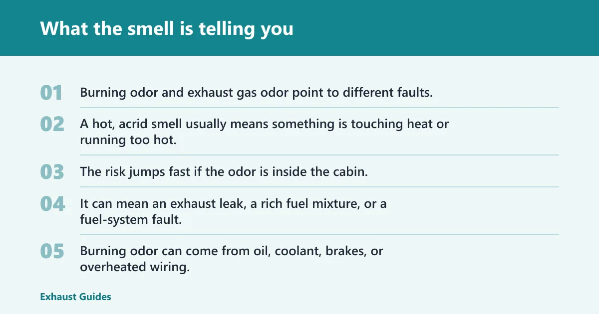 Steps: What the smell is telling you