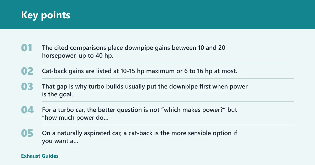 Key points: Which gives more power?