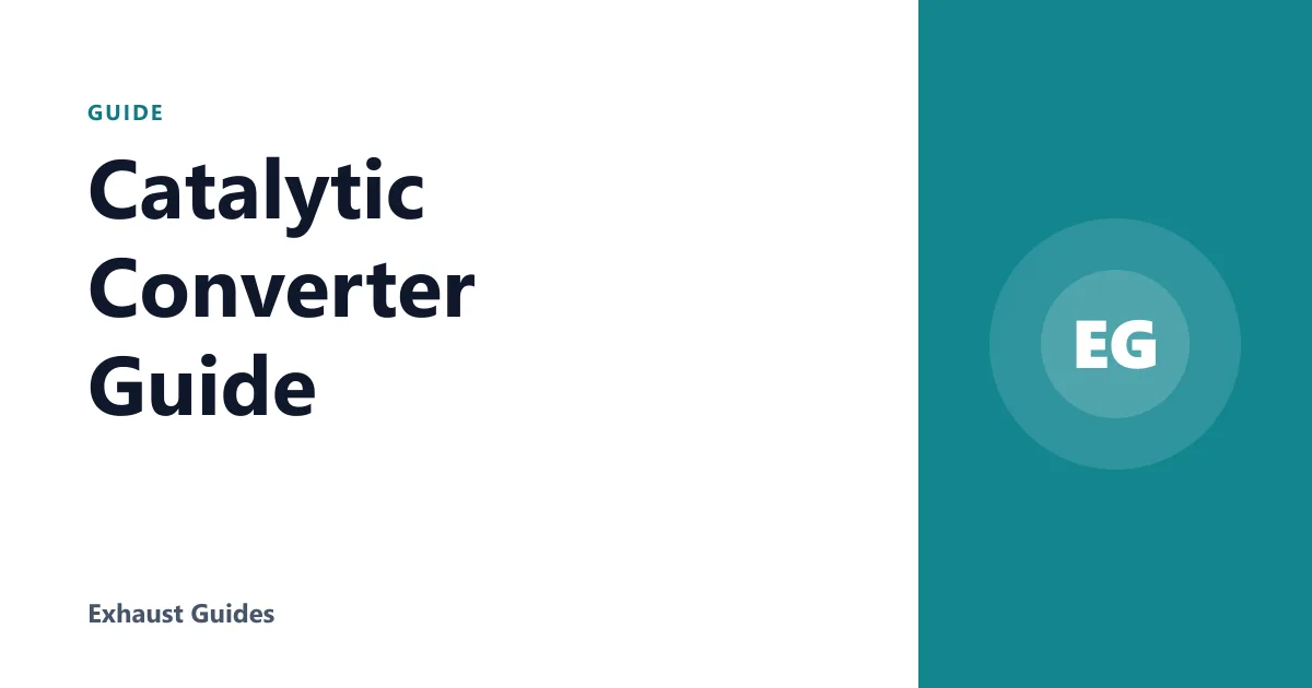 Catalytic Converter Guide