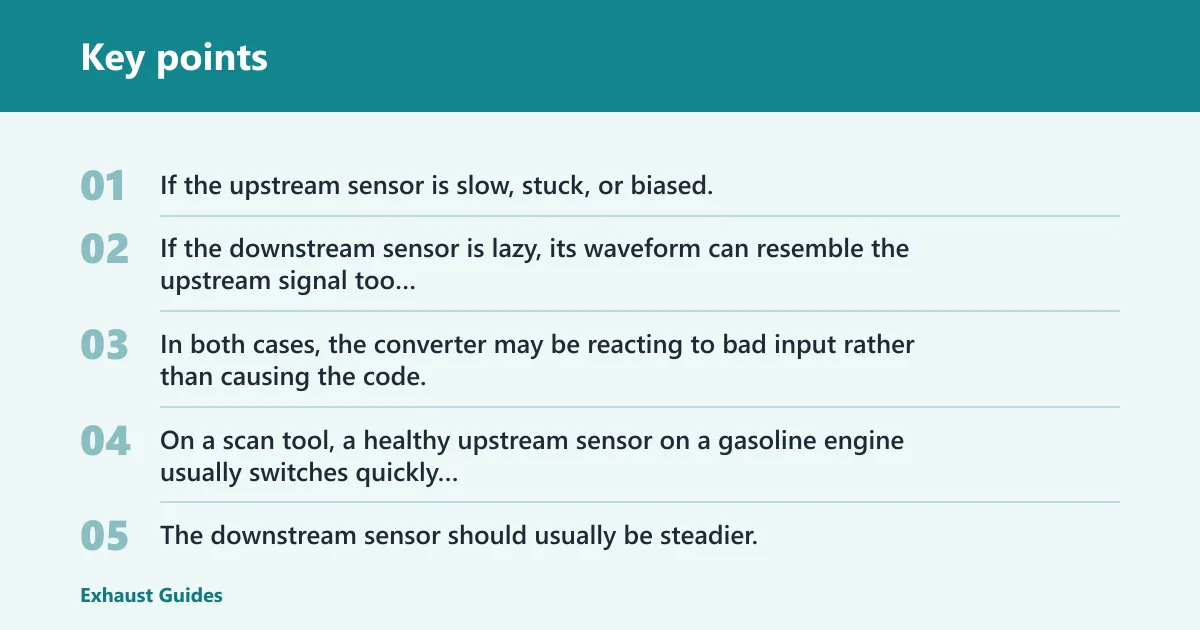 Key points: Can a bad O2 sensor cause a P0420 code?