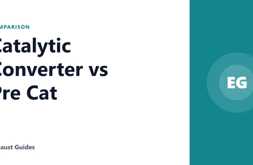 Catalytic Converter vs Pre Cat