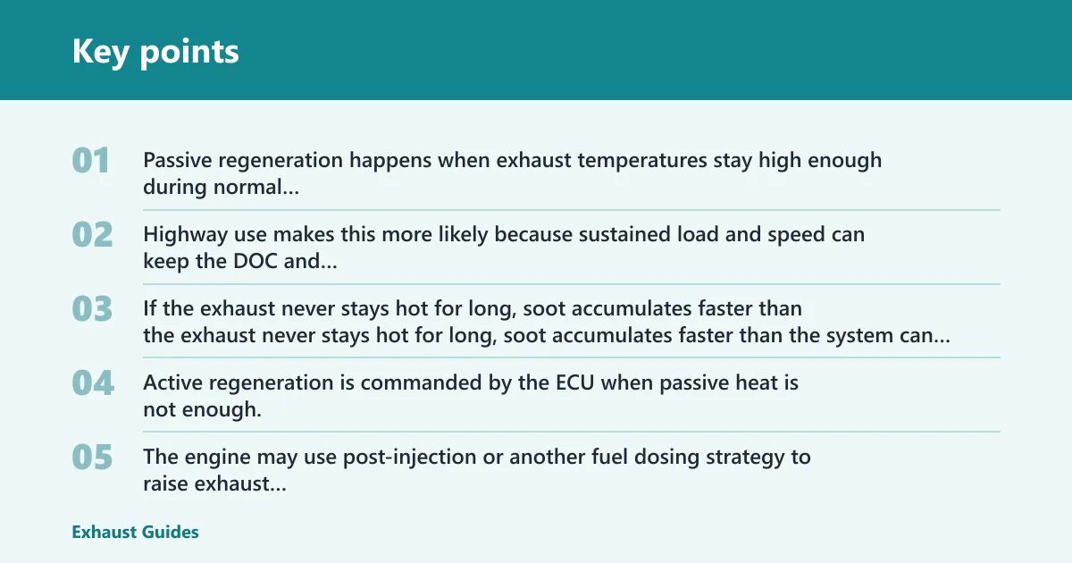 Key points: How do DPF regeneration and pressure sensors work?