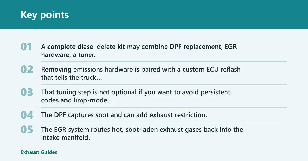 Key points: Delete vs stock at a glance