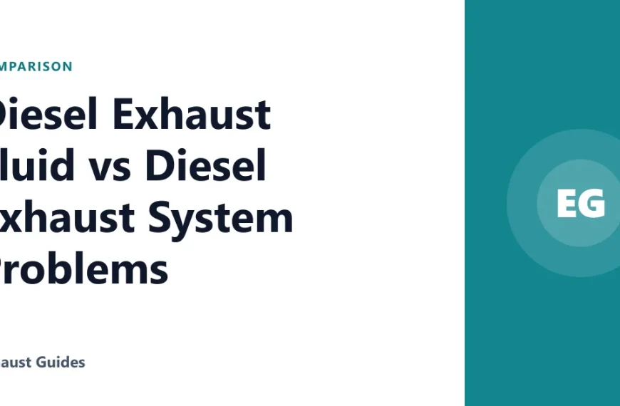 Diesel Exhaust Fluid vs Diesel Exhaust System Problems