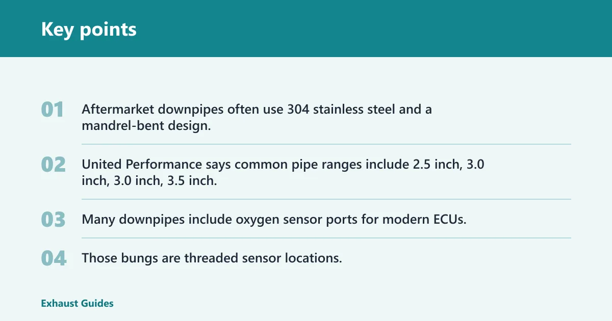 Key points: How does a downpipe work?