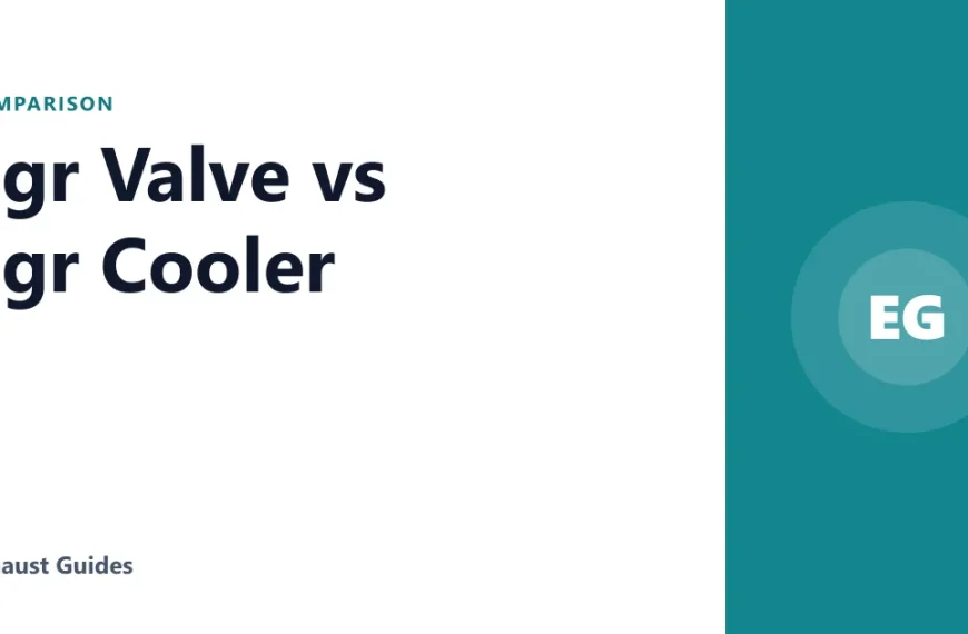Egr Valve vs Egr Cooler