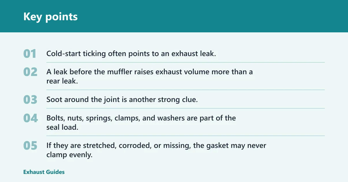 Key points: Side-by-side decision table: which gasket fits which repair