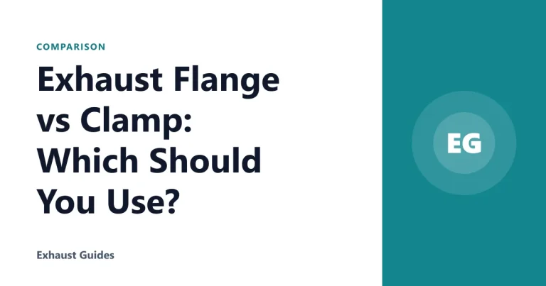 Exhaust Flange vs Clamp: Which Should You Use?