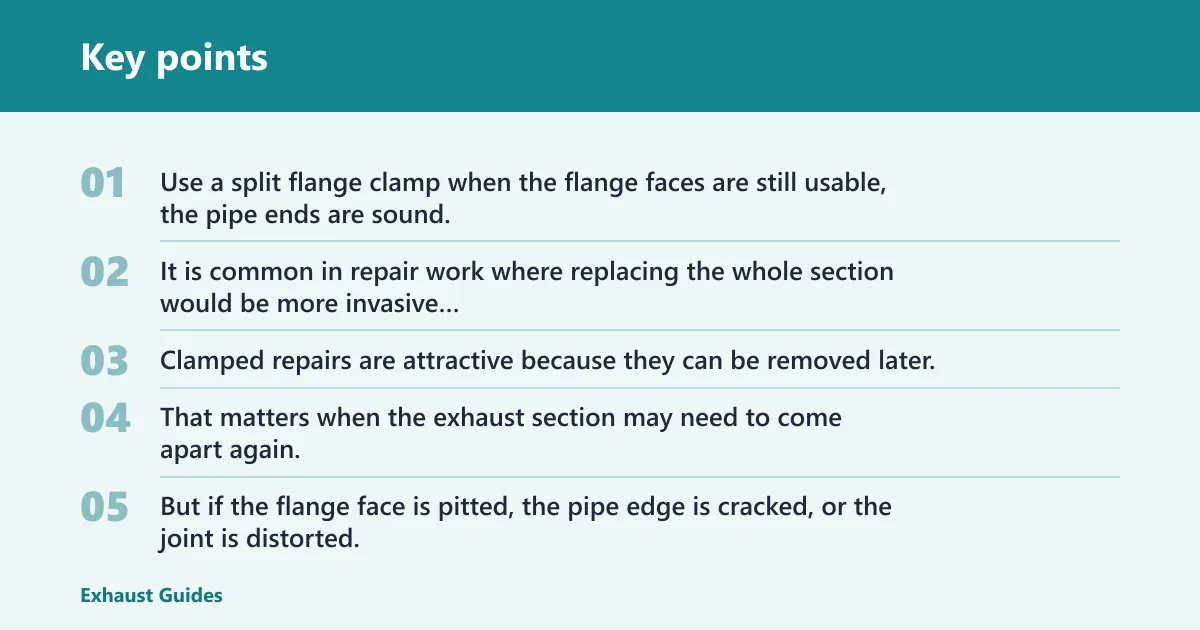 Key points: What is a split flange clamp?