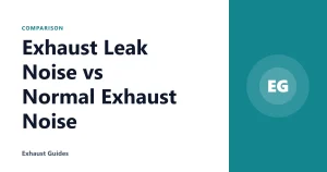 Exhaust Leak Noise vs Normal Exhaust Noise