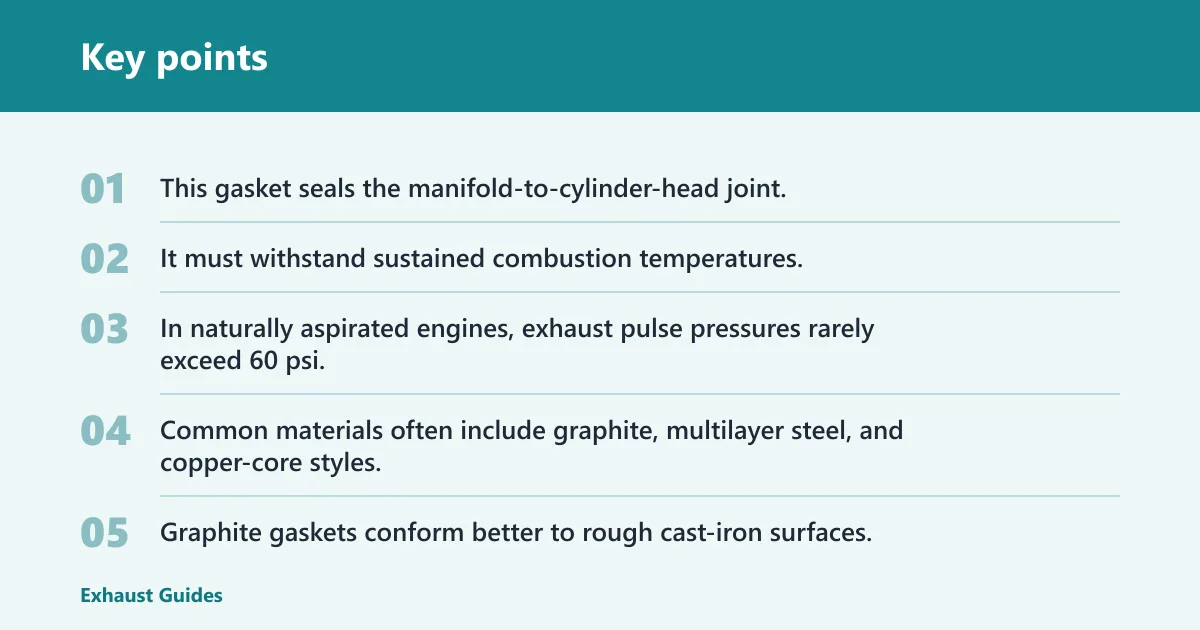 Key points: What each seal type does