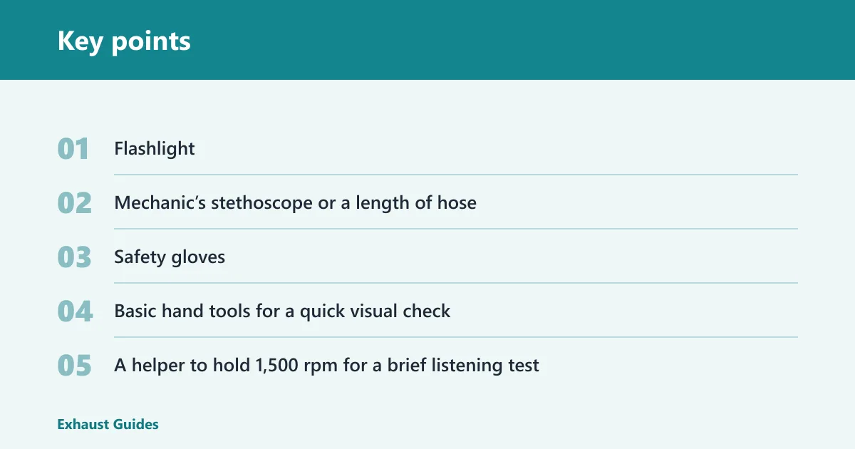 Key points: What you'll need
