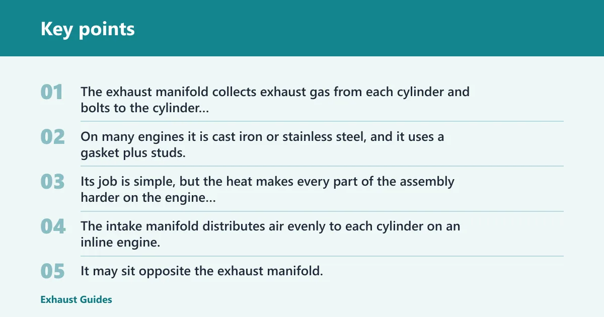 Key points: What does each manifold move?