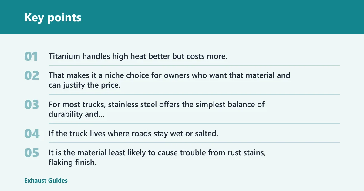 Key points: Which material fits your climate?