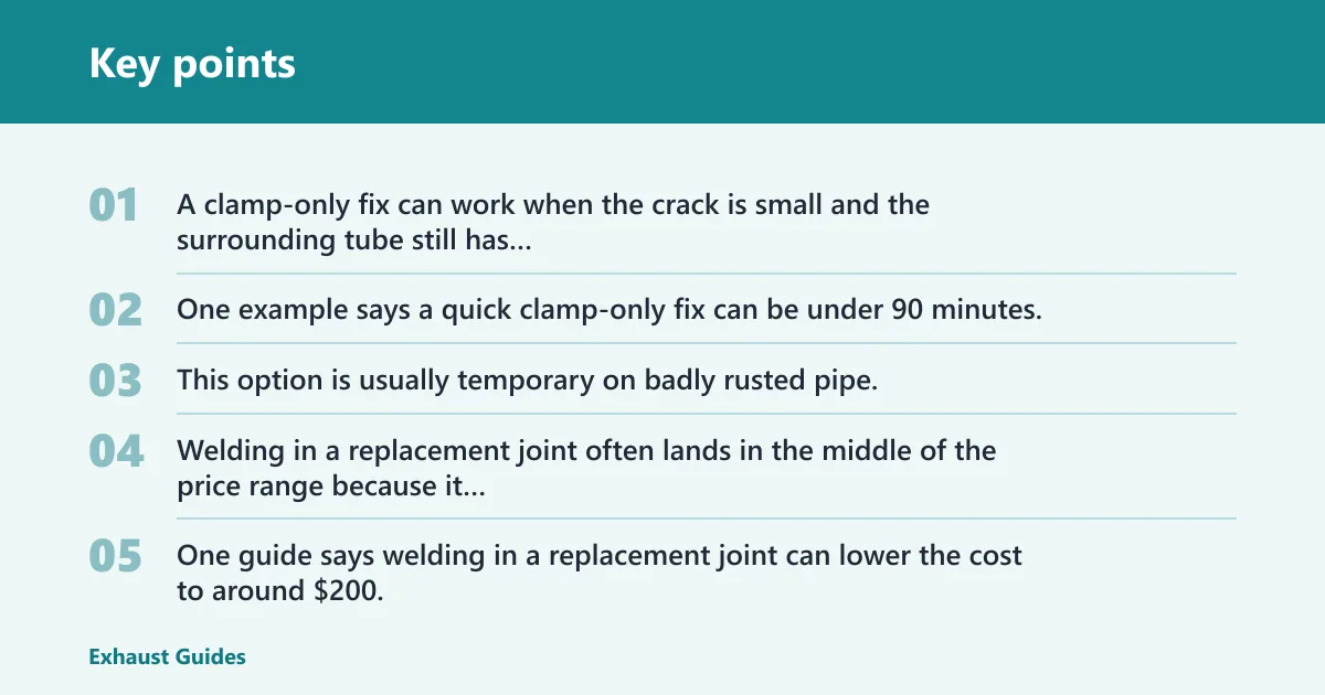 Key points: What repair method changes the bill most?