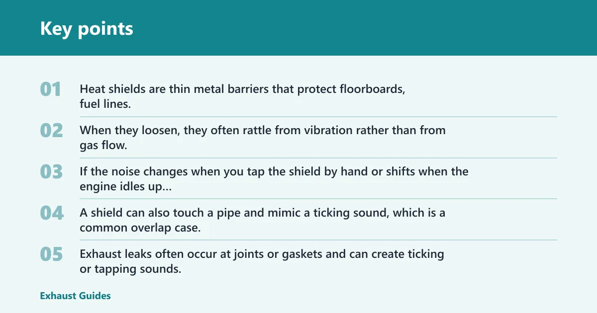 Key points: What each noise usually means