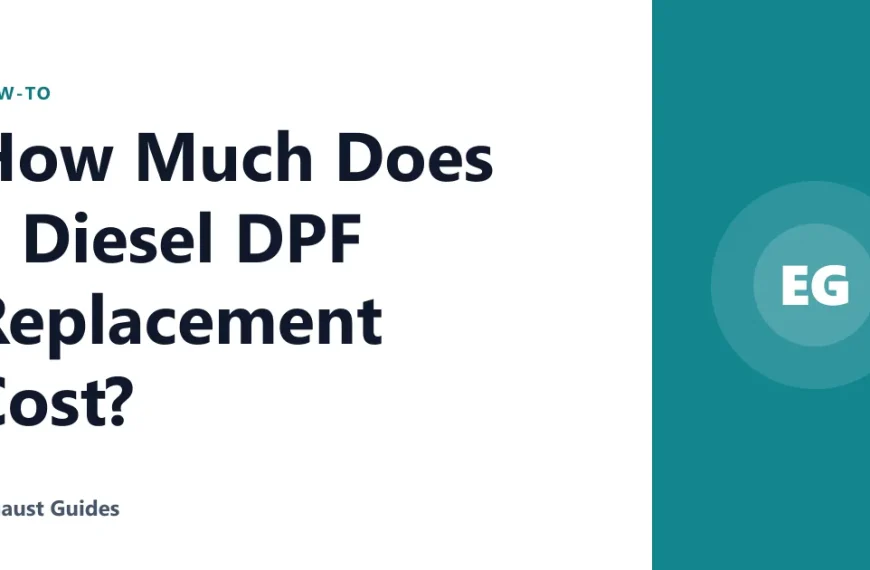 How Much Does a Diesel DPF Replacement Cost?