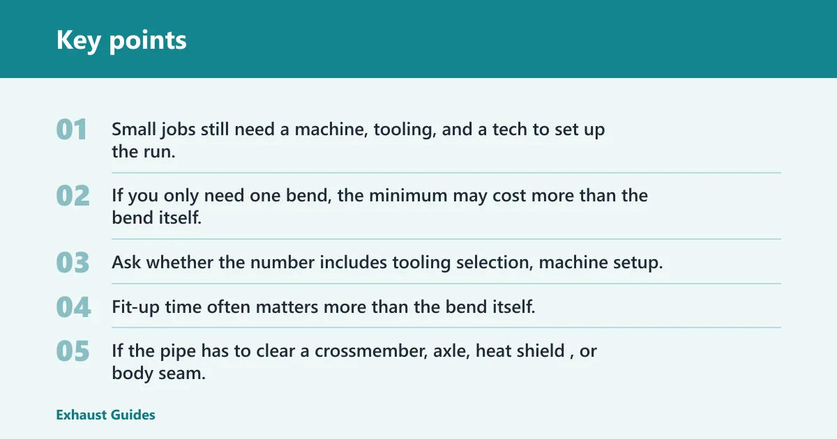 Key points: What should a shop quote include?