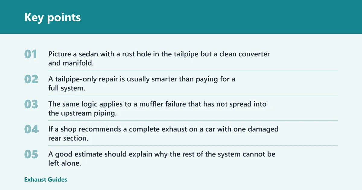 Key points: When repair beats full replacement