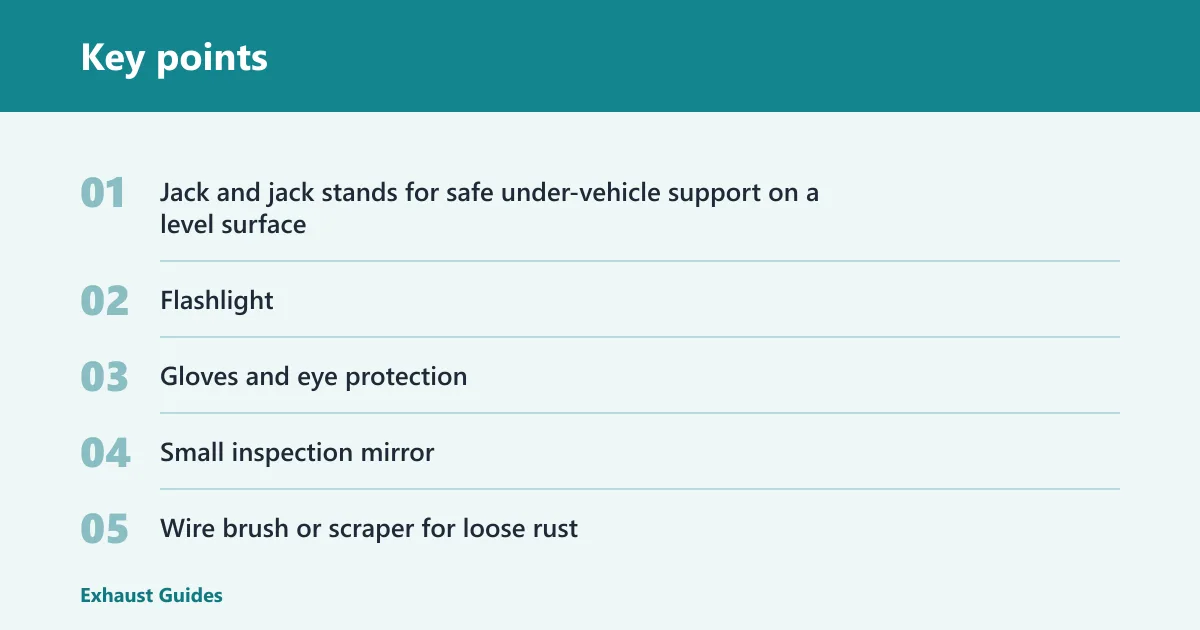 Key points: What you'll need