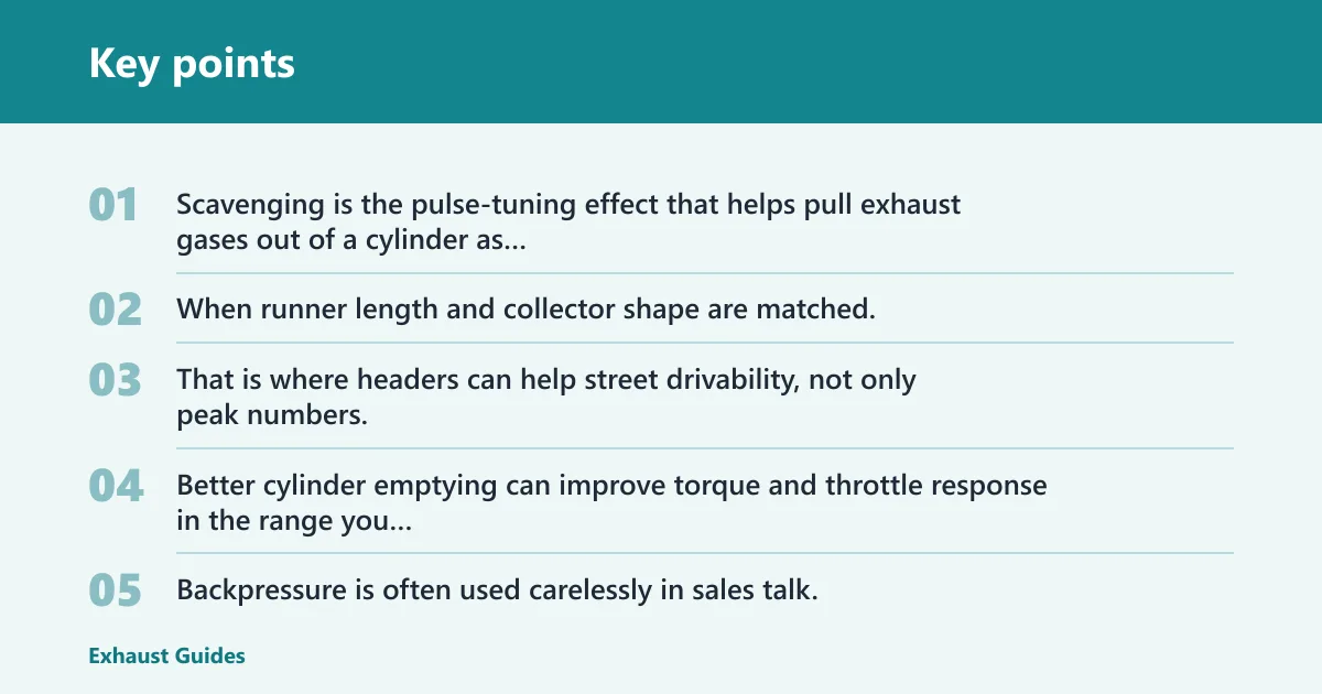Key points: Do headers make more power?
