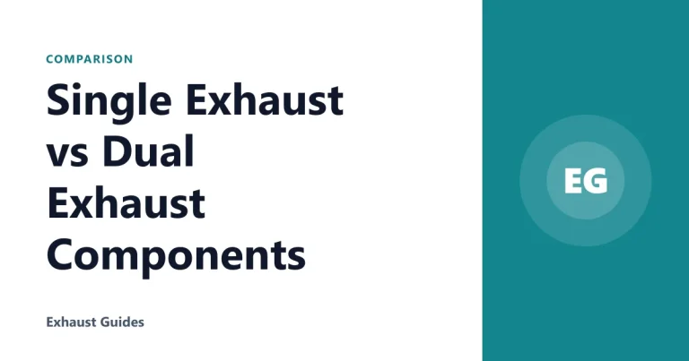 Single Exhaust vs Dual Exhaust Components