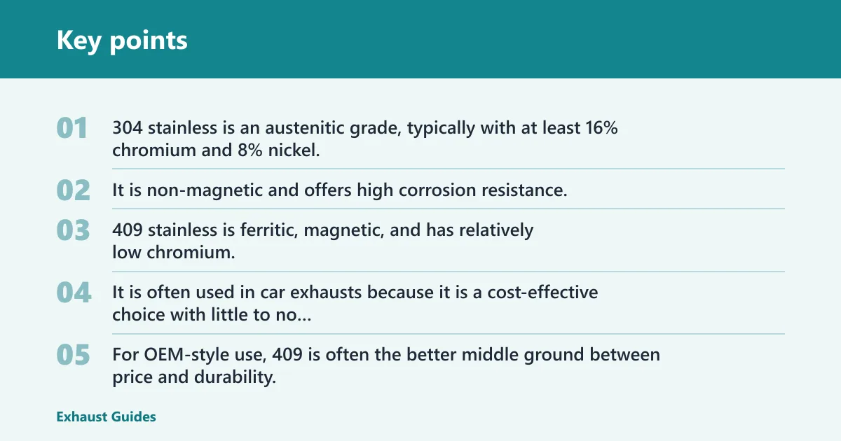 Key points: Why stainless lasts longer