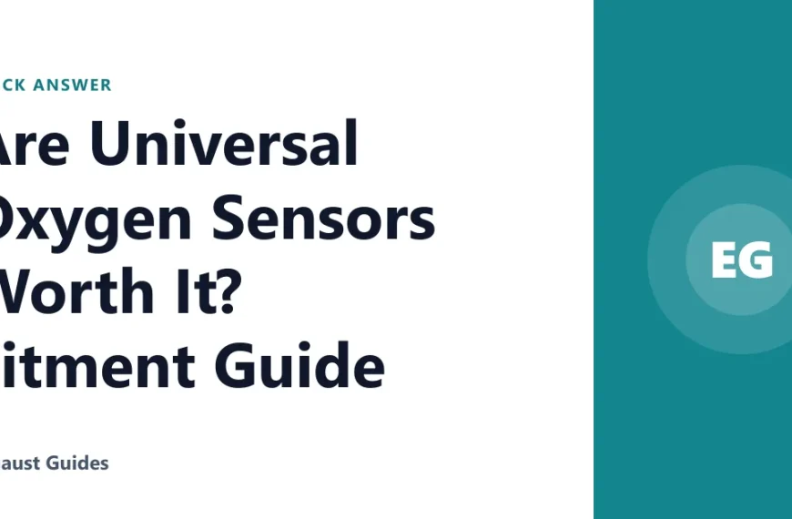 Are Universal Oxygen Sensors Worth It? Fitment Guide