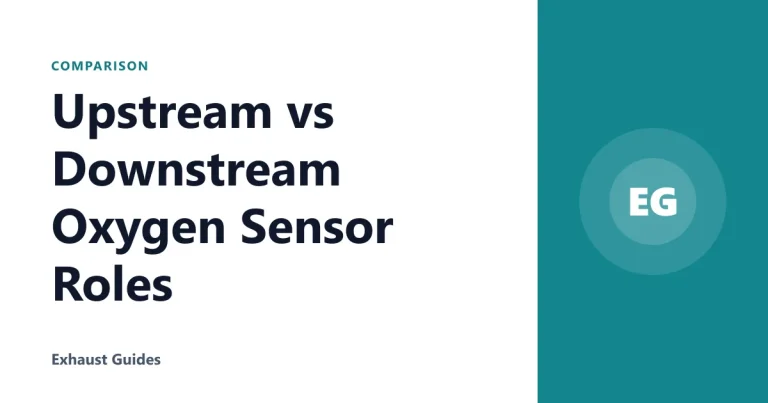 Upstream vs Downstream Oxygen Sensor Roles