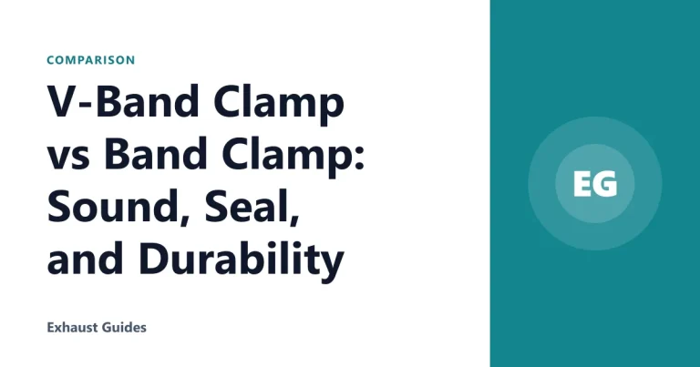 V-Band Clamp vs Band Clamp: Sound, Seal, and Durability