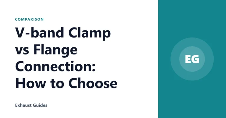 V-band Clamp vs Flange Connection: How to Choose