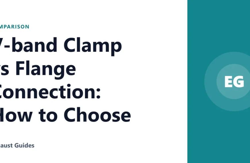 V-band Clamp vs Flange Connection: How to Choose