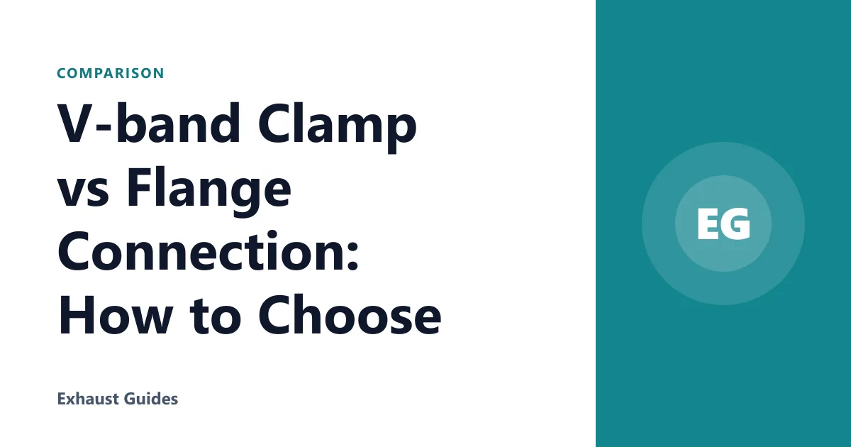 V-band Clamp vs Flange Connection: How to Choose