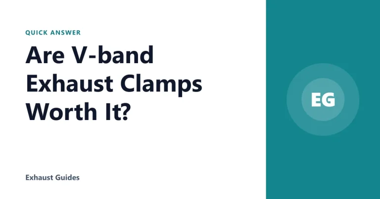 Are V-band Exhaust Clamps Worth It?