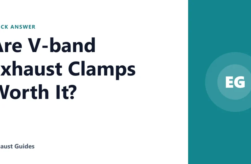 Are V-band Exhaust Clamps Worth It?